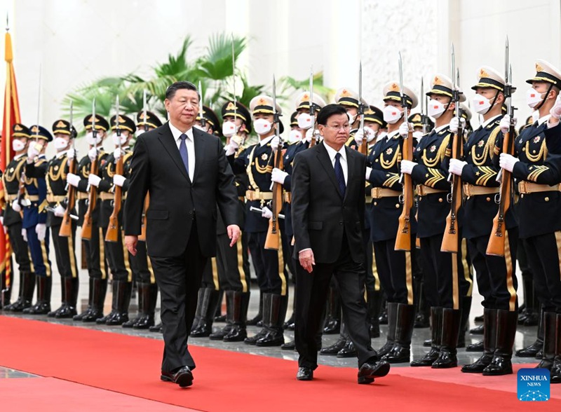 Rais Xi Jinping afanya mazungumzo na Rais wa Laos