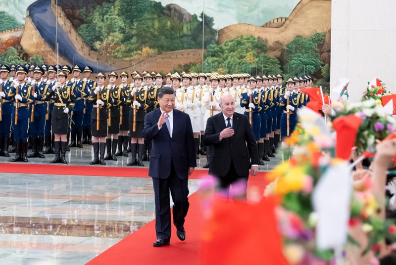 Rais Xi Jinping afanya mazungumzo na Rais wa Algeria Abdelmadjid Tebboune