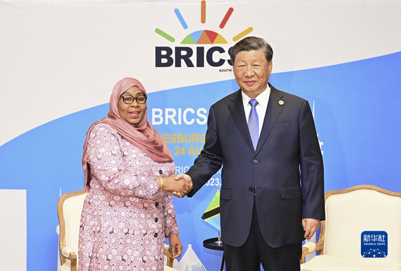 Xi Jinping akutana na Rais Samia Suluhu Hassan wa Tanzania