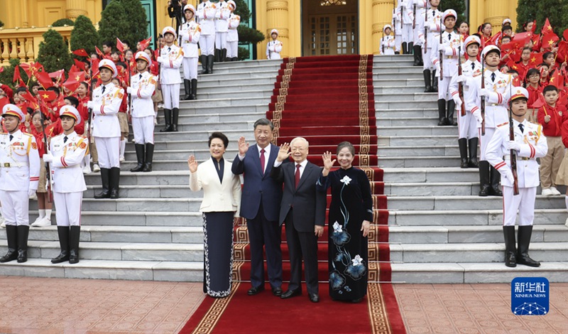 Rais wa China afanya mazungumzo na Katibu Mkuu wa Kamati Kuu ya Chama cha Kikomunisti cha Vietnam (CPV)