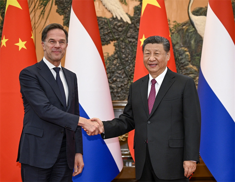 Rais Xi Jinping akutana na waziri mkuu wa Uholanzi Mark Rutte