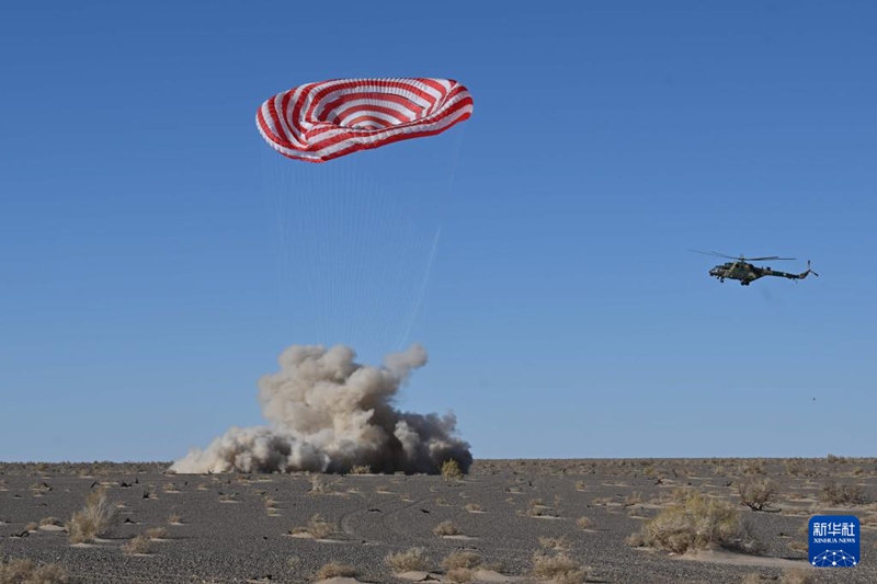 Chombo cha anga ya juu cha Shenzhou-17 charudi duniani na kutua kwa mafanikio