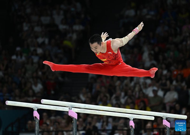 Zou Jingyuan ashinda medali ya pili ya dhahabu ya China ya mchezo wa Jimnastiki kwenye Michezo ya Olimpiki ya Paris