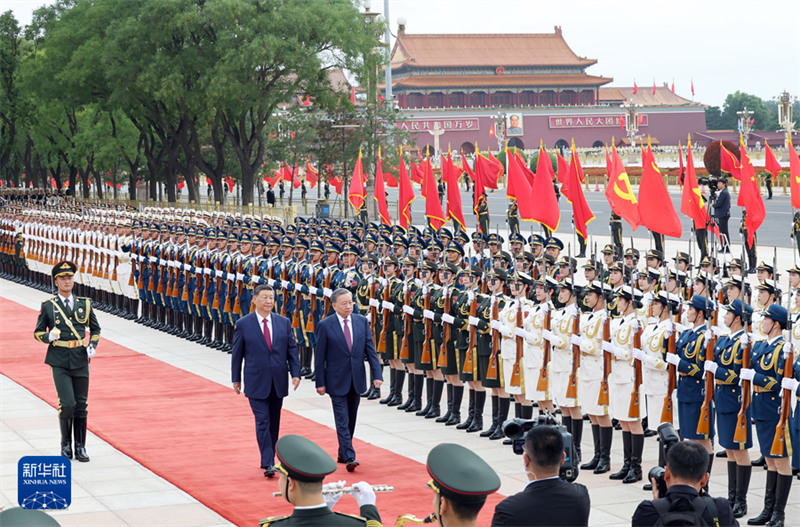 Rais Xi Jinping afanya mazungumzo na rais wa Vietnam To Lam