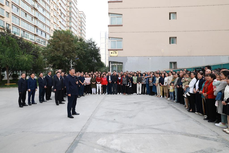 Xi Jinping akagua Mji wa Lanzhou, Mkoa wa Gansu wa China