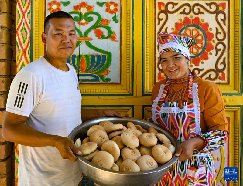 Kituo cha Kale kwenye Njia ya Hariri Chaonyesha Mtindo Mpya huko Tuyugou, Mkoa wa Xinjiang, China